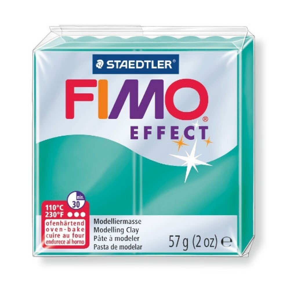 Fimo Effect Clay - TRANSLUCENT GREEN 504
