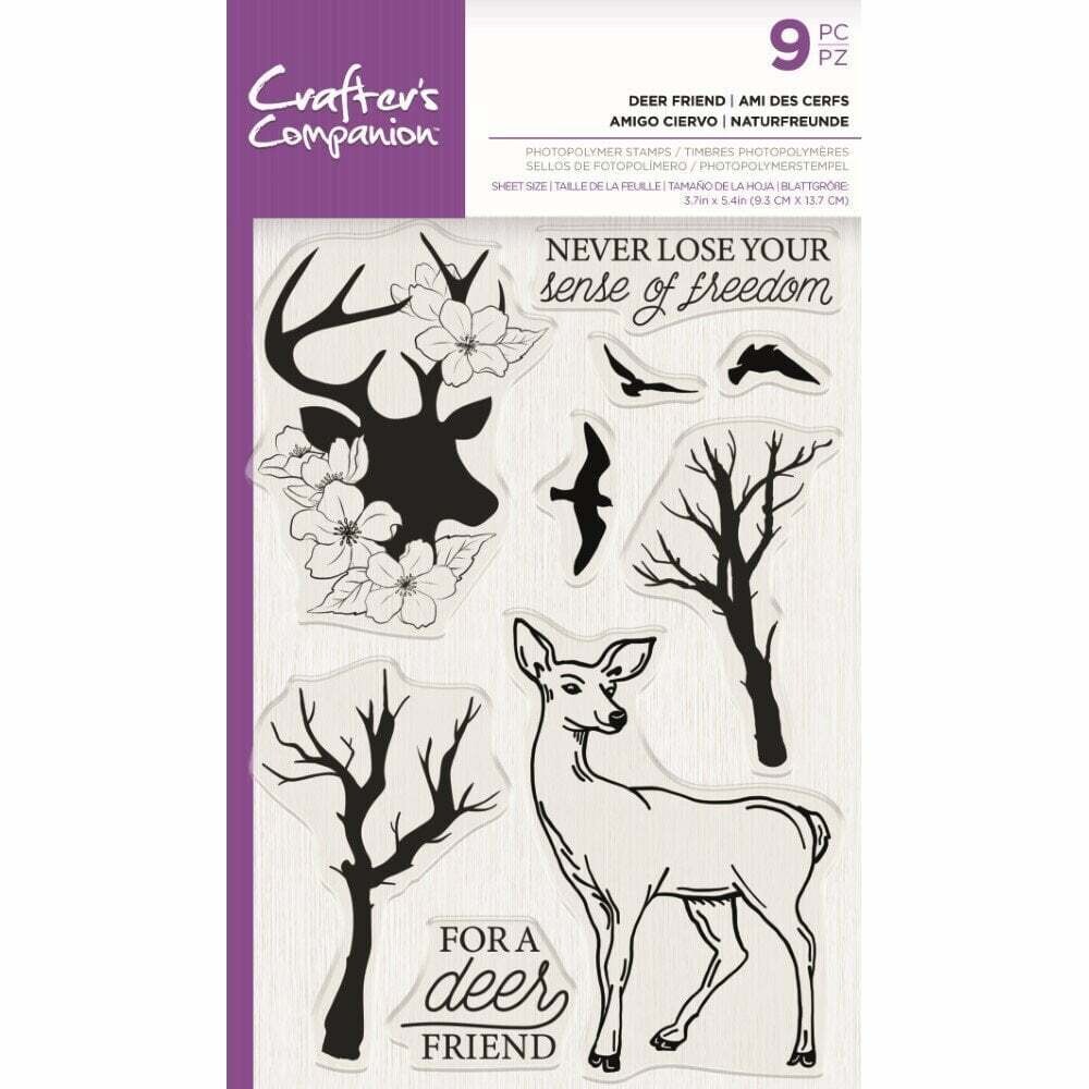 Crafter&#39;s Companion Stamps - DEER FRIEND