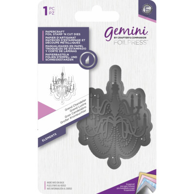 GEMINI Foil Stamp &#39;N Cut - GRAND CHANDELIER  ***REDUCED***