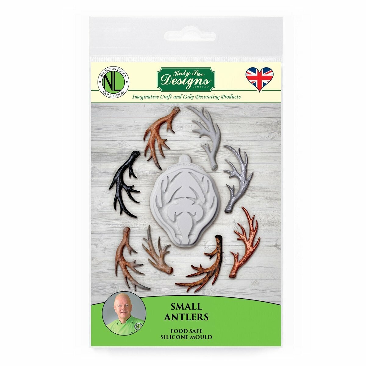 Katy Sue Designs Mould - SMALL ANTLERS