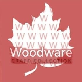 Woodware Crafts Acrylic Stamp Set - BELLS &amp; BOWS **HALF PRICE**
