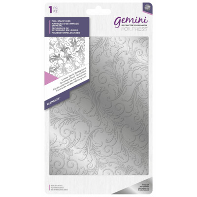 GEMINI Foil Stamp - ORNATE SWIRLS **REDUCED**