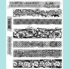Stampers Anonymous Stamp set - ECLECTIC EDGES by Tim Holtz