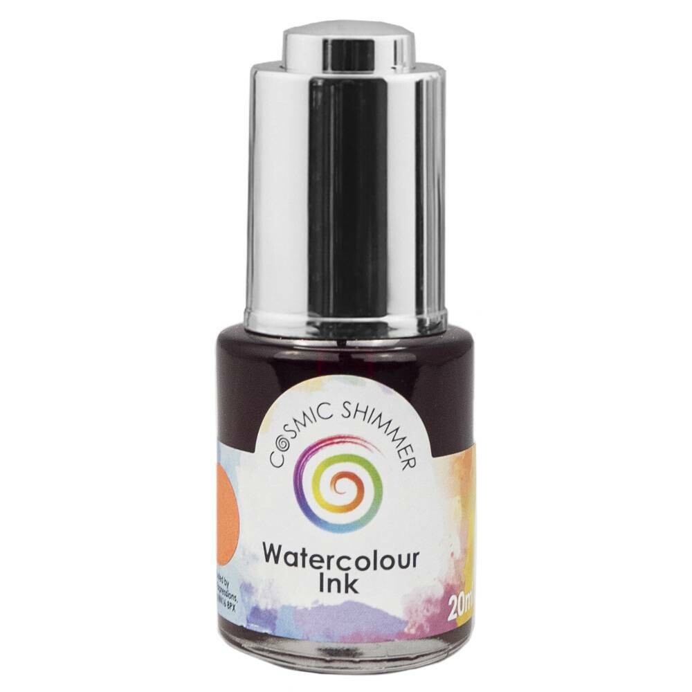 Cosmic Shimmer Watercolour Ink 20ml - JUICY ORANGE
