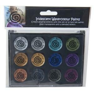 Cosmic Shimmer Iridescent Watercolour Paint Pallet set - DECADENT &amp; PRECIOUS METALS  **BACK SOON**