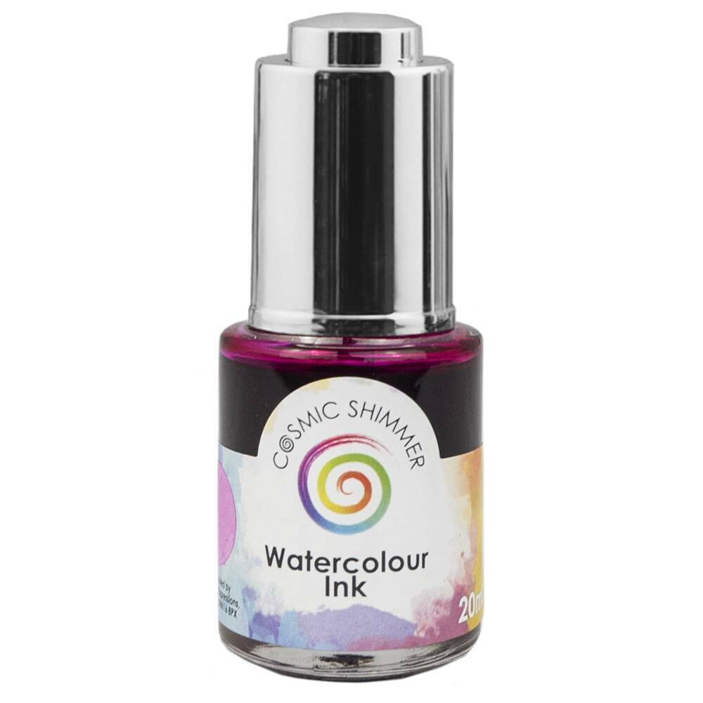 Cosmic Shimmer Watercolour Ink 20ml - MIGHTY MAGENTA