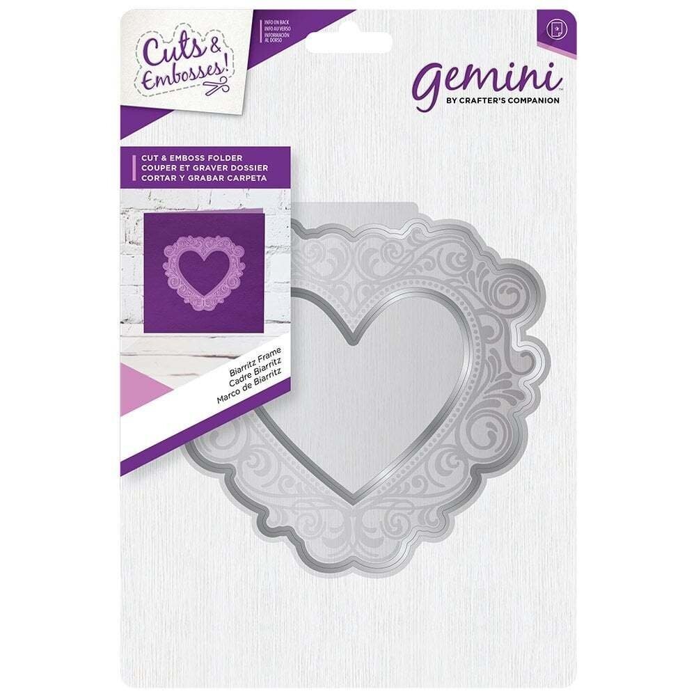 Crafter&#39;s Companion Cut &amp; Emboss Folder - BIARRITZ FRAME
