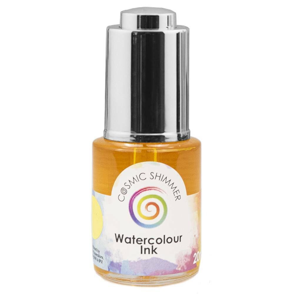 Cosmic Shimmer Watercolour Ink 20ml - LEMON BURST