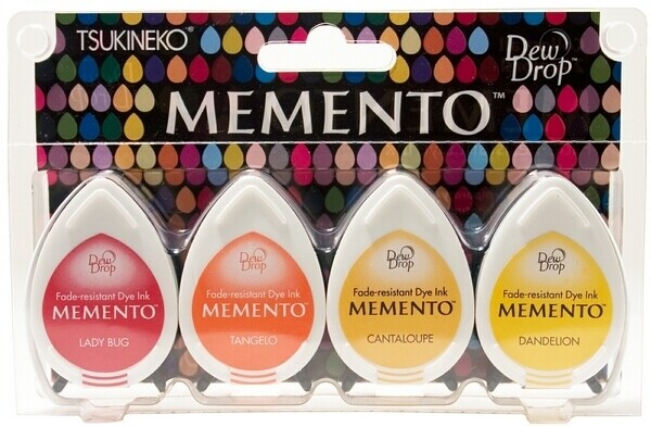 Memento Dew Drop Dye Ink Pad set of 4 - CAMPFIRE
