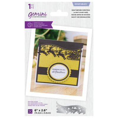 Crafter&#39;s Companion Gemini Range - Edgeables Die- NIGHT BEFORE CHRISTMAS