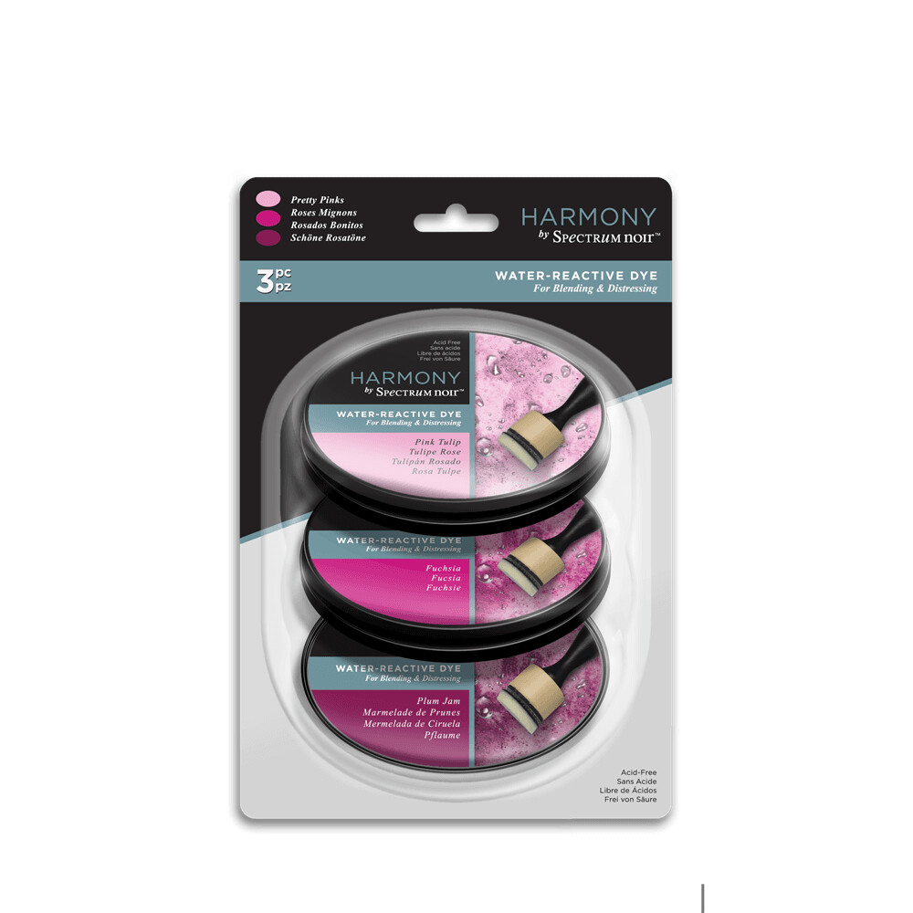 Spectrum Noir NEW Harmony Trio Ink Pads - PRETTY PINKS