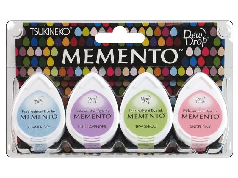 Memento Dew Drop Dye Ink Pad set of 4 - OH BABY
