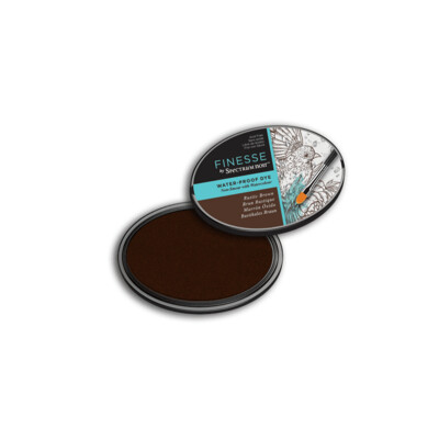 Spectrum Noir NEW Finesse Water Proof Ink Pad - RUSTIC BROWN