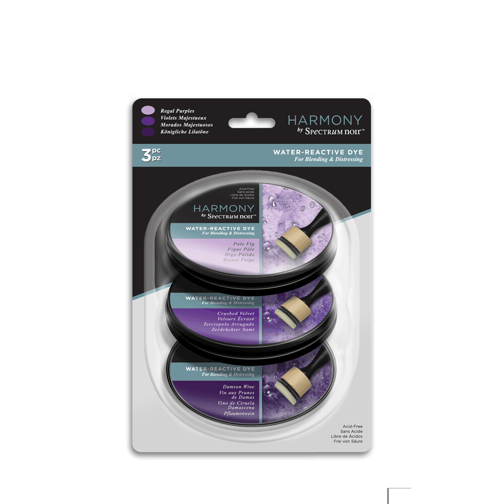 Spectrum Noir NEW Harmony Trio Ink Pads - REGAL PURPLES