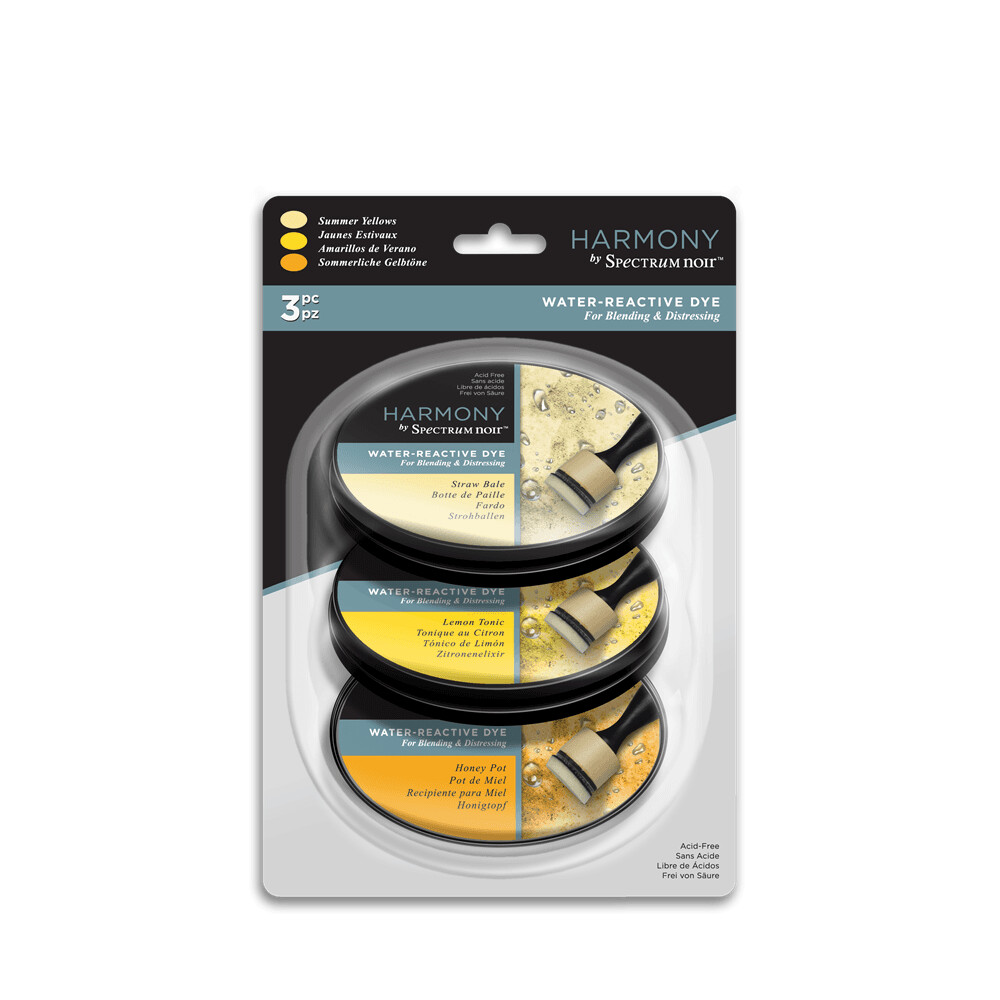 Spectrum Noir NEW Harmony Trio Ink Pads - SUMMER YELLOWS