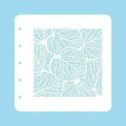 Nellie Snellen - A6 Stencil - LEAVES