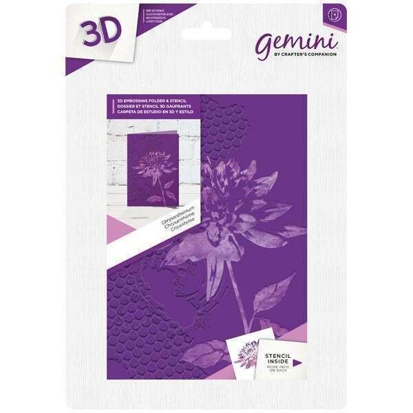 Gemini 3D Embossing Folder - CHRYSANTHEMUM