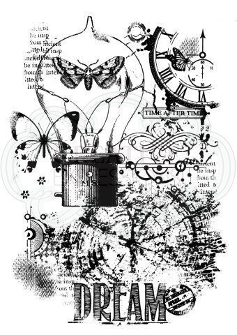 Woodware Clear Magic Stamp set - DREAM MACHINE by Francoise Read