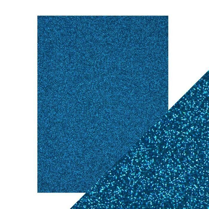 Craft Perfect Glitter Card - MIDNIGHT TOPAZ 9967e
