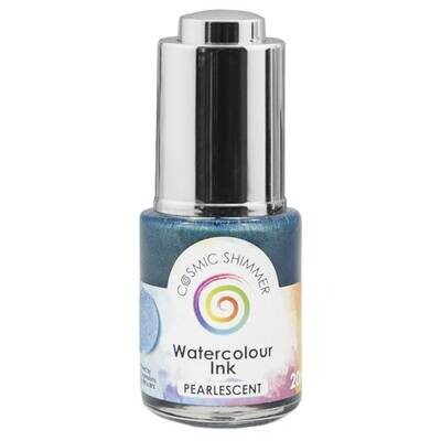 Cosmic Shimmer Pearlescent Watercolour Ink 20ml - RAINY SKY