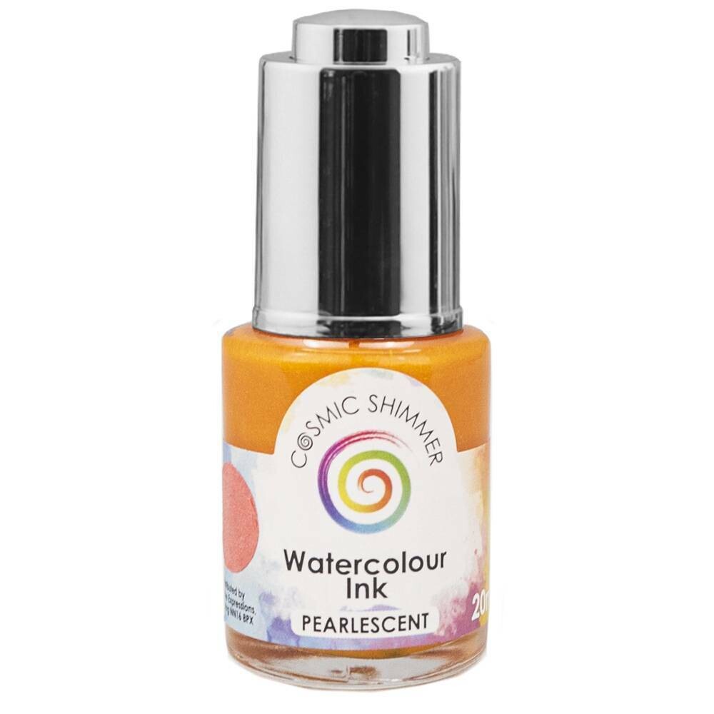 Cosmic Shimmer Pearlescent Watercolour Ink 20ml - GOLDEN SUNRISE