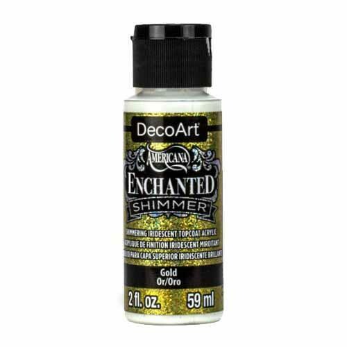 DecoArt Enchanted SHIMMER Acrylic Paints 2 oz - GOLD