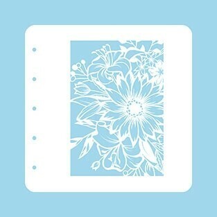 Nellie Snellen - A6 Stencil - FLOWER 1