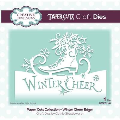 Creative Expressions Paper Cuts Edger Dies WINTER CHEER