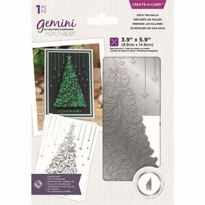 Crafter&#39;s Companion - Gemini Create A Card Foil Stamp Dies DECK THE HALLS