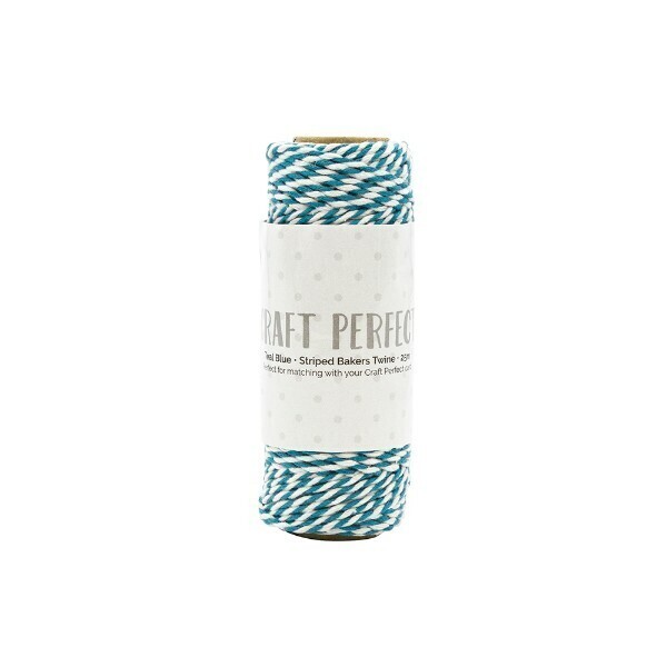 Craft Perfect Bakers Twine - TEAL BLUE 2mm/25m