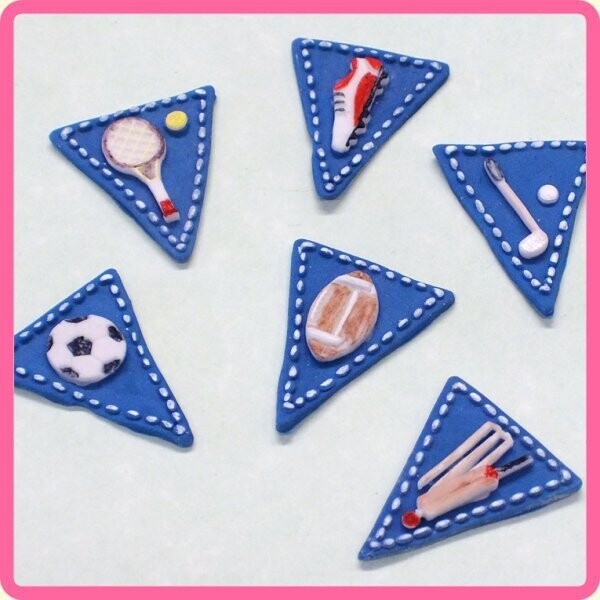 Katy Sue Designs Mould - BUNTING FOR BOYS