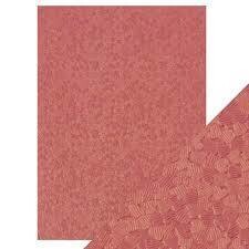 Craft Perfect Hand Crafted Cotton Paper - CORAL CONFETTI 9797e