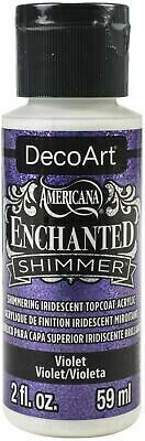 DecoArt Enchanted SHIMMER Acrylic Paints 2 oz - VIOLET