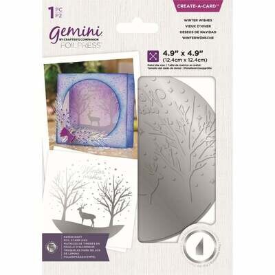 Crafter&#39;s Companion - Gemini Create A Card Foil Stamp Dies WINTERS WISHES