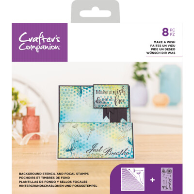 Crafter&#39;s Companion Stamp &amp; Stencil sets -MAKE A WISH