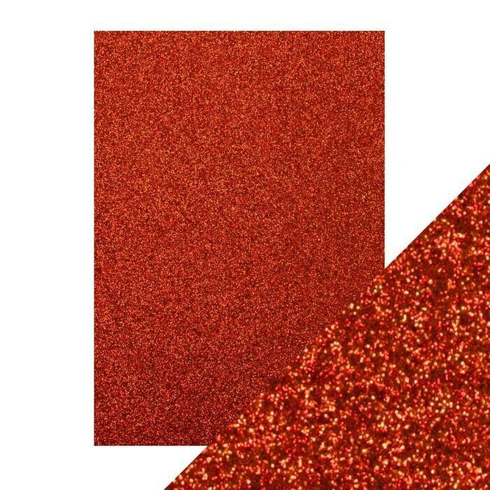Craft Perfect Glitter Card - RUBY RITZ 9944e