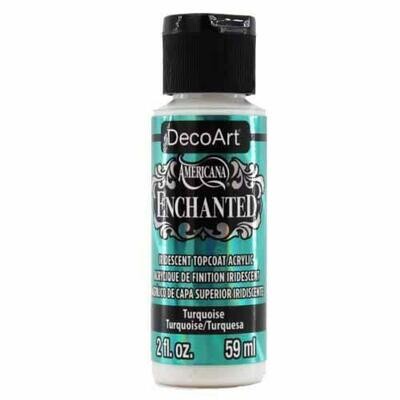 DecoArt Enchanted Acrylic Paints 2 oz - TURQUOISE