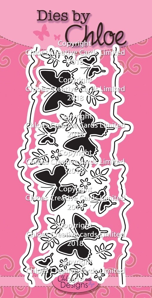 Dies by Chloe Beautiful Butterfly Border
