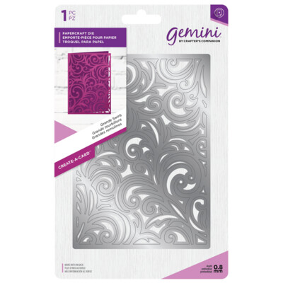 Crafter&#39;s Companion Gemini Range - Create A Card A6 GRAND SWIRLS