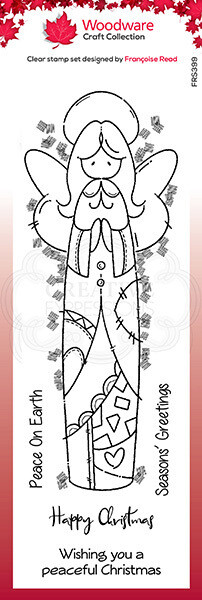 Woodware Clear Magic Stamp set - PATCH ANGEL by Francoise Read