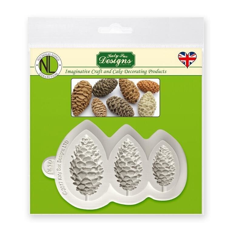 Katy Sue Designs Mould - PINE CONES