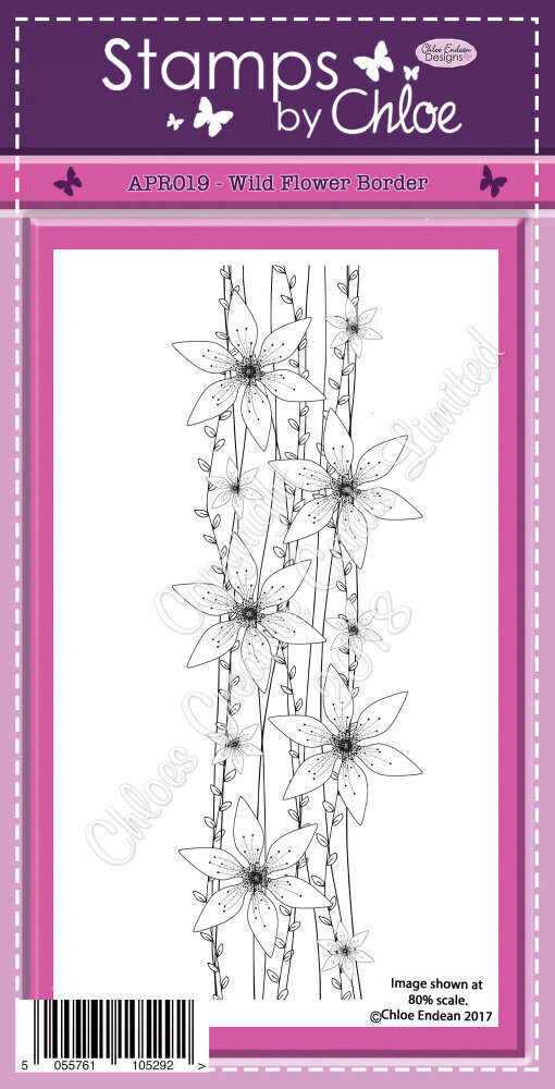 Stamps by Chloe -APR019 WILD FLOWER BORDER