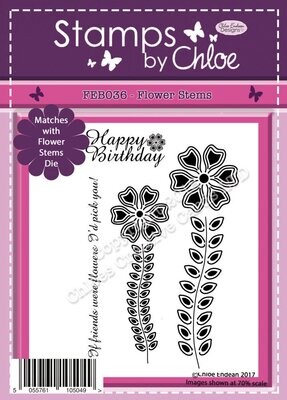 Stamps by Chloe -APR036 FLOWER STEMS