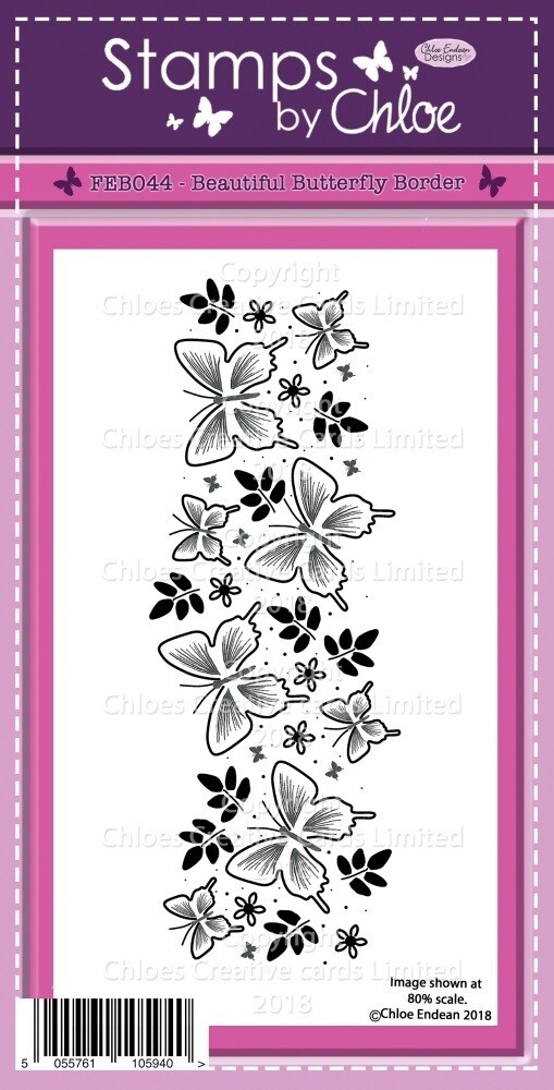 Stamps by Chloe FEB044 Beautiful Butterfly