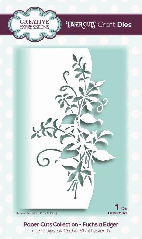 Creative Expressions Paper Cuts Edger Dies - FUCHSIA