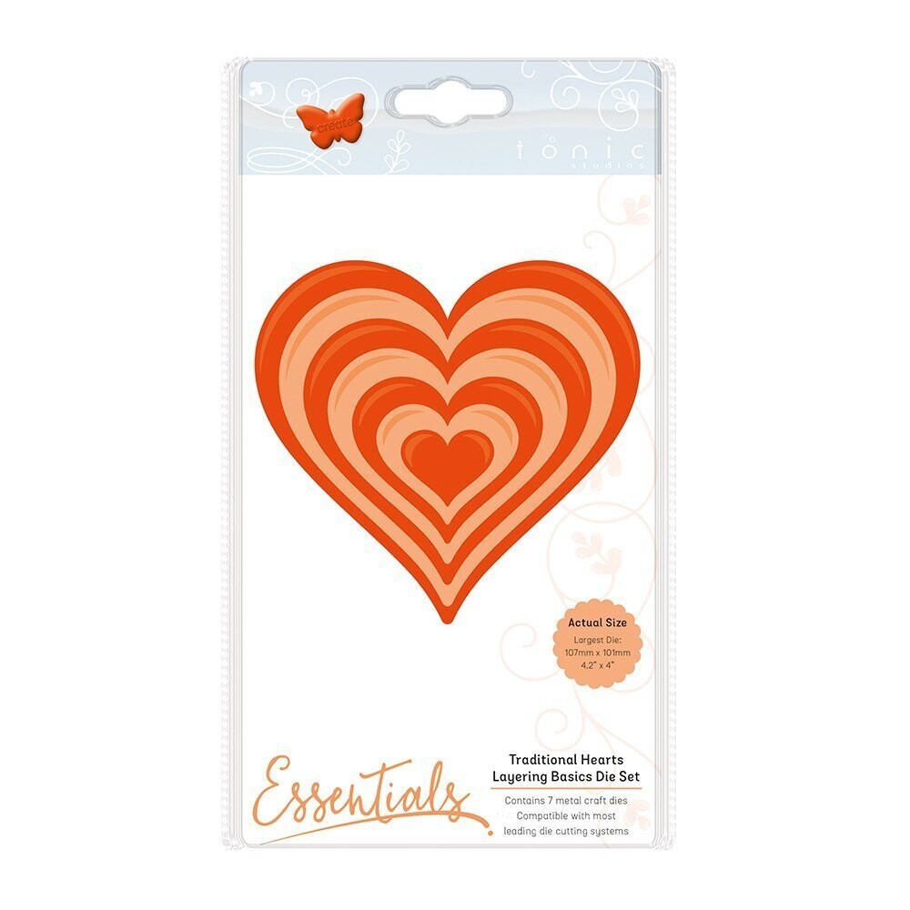 Tonic Dies - TRADITIONAL HEARTS LAYERING BASICS SET