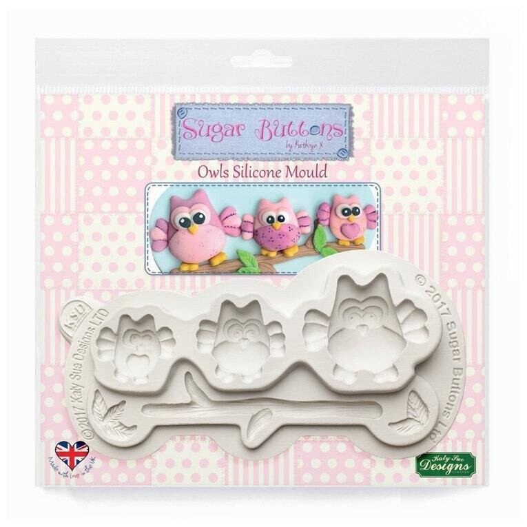 Katy Sue Designs Mould - OWLS