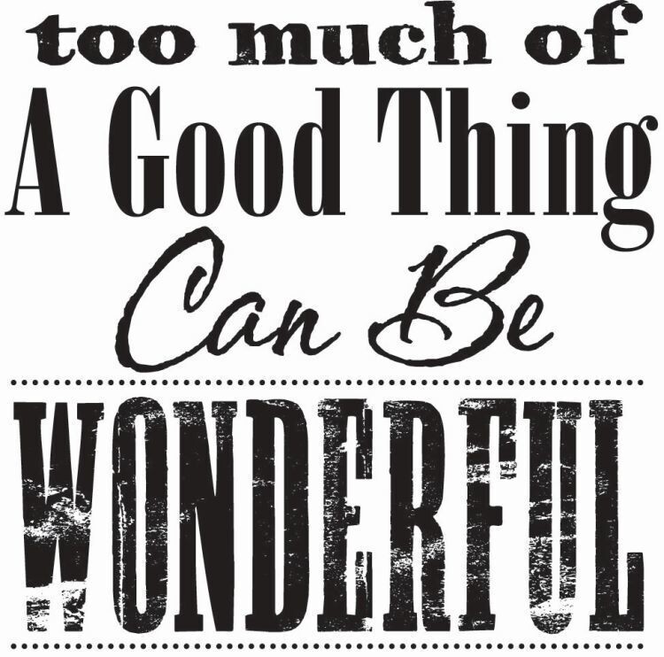 Hampton Art - Wooden Backed Rubber Stamp - A GOOD THING...
