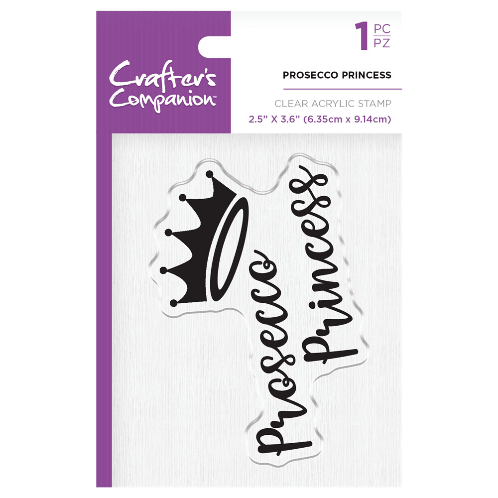 Crafter&#39;s Companion Stamps - PROSECCO PRINCESS