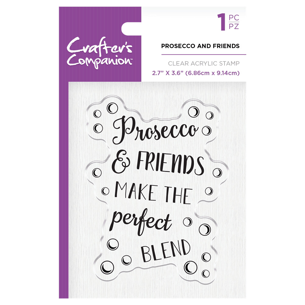 Crafter&#39;s Companion Stamps - PROSECCO &amp; FRIENDS